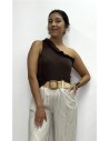 TOP FEDORA MARRON