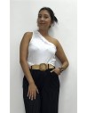 TOP FEDORA BLANCO