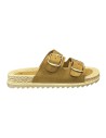 PLAYERA DOBLE HEBILLA, P-ANCHO CAMEL