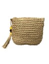 BOLSO BANDOLERA RAFIA CAMEL