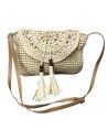 BOLSO BANDOLERA SOLAPA BORLOM BEIG