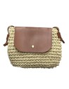 BOLSO RAFIA PEQUEÑO SOLAPA CAMEL