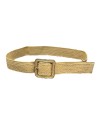 CINTURON RAFIA HEBILLA CUADRAD CAMEL