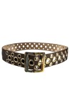CINTURON NAPA TACHAS MARRON