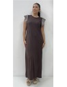 VESTIDO GLADY MARRON