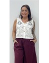 CHALEQUILLO FLOR BLANCO