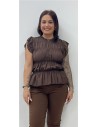 TOP GRACI MARRON