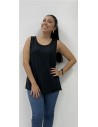 CAMISETA TIRANTA ALGODON NEGRO