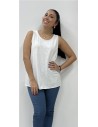 CAMISETA TIRANTA ALGODON BLANCO