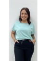 CAMISETA ALGODON BASICA VERDE
