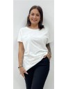 CAMISETA ALGODON BASICA BLANCO