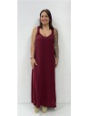 VESTIDO JULA BURDEOS