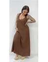 VESTIDO JULA MARRON