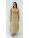 VESTIDO JANETH CAMEL