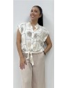 CAMISA JARA MARRON