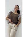 CAMISETA GALA MARRON