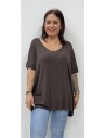Camiseta BASIC MARRON