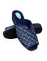 ZAPATILLA CUÑA PINTAS MARINO