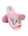 ZAPATILLA ABIERTA MARIPOSA ROSA