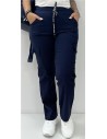 PANTALON SPORT CARGO MARINO