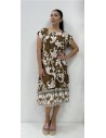 VESTIDO ELISA MARRON