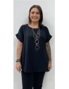 CAMISA ELBA NEGRO