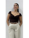 BODY ACENTA MARRON