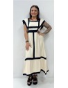 VESTIDO VICTORIA BEIG TOSTADO
