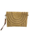 CARTERA RAFIA CAMEL