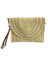 CARTERA RAFIA BEIG