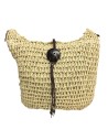 BOLSO RAFIA ADORNO MADERA BEIG