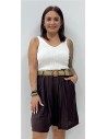 SHORT ENMA MARRON