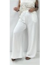 PANTALON MARY CRUZ BLANCO