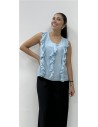 CAMISA IRAIDA CELESTE