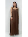 VESTIDO LIA MARRON