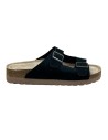 SANDALIA BIO 2 HEBILLAS NEGRO