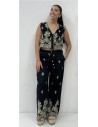 CONJUNTO MARROQUI NEGRO