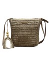 BOLSO RAFIA TRENZADO CAMEL