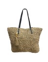 BOLSO CESTA GRANDE DE RAFIA CAMEL