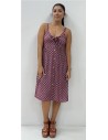 VESTIDO LAZO ROJO