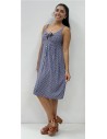 VESTIDO LAZO AZUL