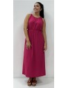 VESTIDO ROXANA FUXIA