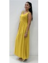VESTIDO KALISTA MOSTAZA