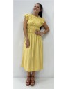 VESTIDO SASHA AMARILLO