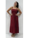 VESTIDO KYRA BURDEOS