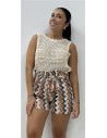 SHORT ATENAS MARRON