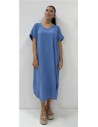 VESTIDO SUELTO AZUL