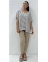 CAMISETA AMADA MARRON