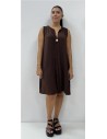 VESTIDO AREQUIPA MARRON