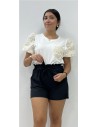 SHORT AZUCENA NEGRO